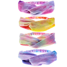 Load image into Gallery viewer, Stretch Tie Dye Knot Headbands for Girls