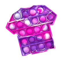 Load image into Gallery viewer, Pink and Purple and White Pop It Fidget Toy 5 inch