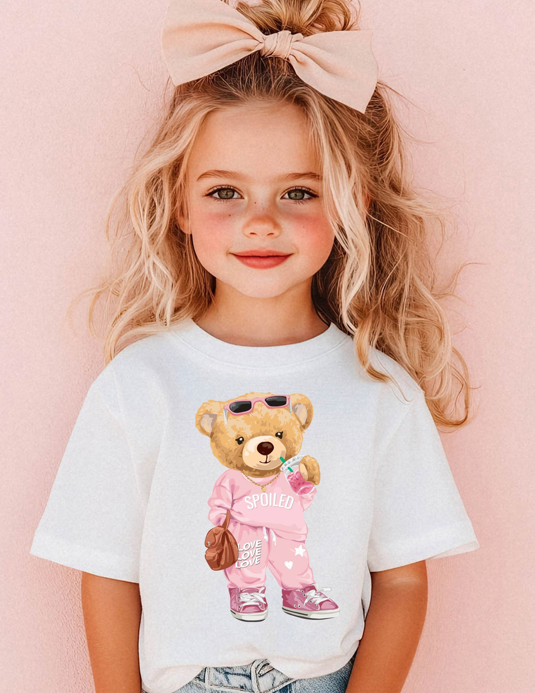 Spoiled Pink Bear Tshirt