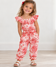 Load image into Gallery viewer, OOh! La, La! Couture Sea Coral Champagne Romper - 3T
