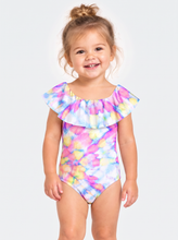 Load image into Gallery viewer, Model wearing Stella Cove Whirl Draped Swimsuit Size 2
