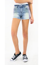Load image into Gallery viewer, Clearance - Tractr Girls Brittany Ombre Fray Hem Short
