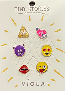 Clearance -  Emoji Pins {Perfect To Decorate a Denim jacket}