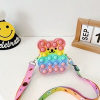 Load image into Gallery viewer, Beary Cute Silicone Cross Over Purse
