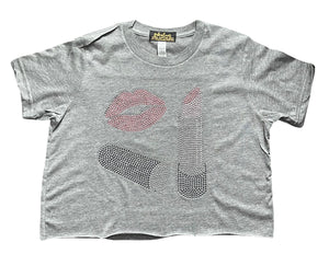 Lipstick and Lips Bling Shirt