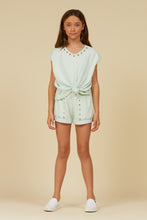Load image into Gallery viewer, CLEARANCE - Vintage Havana Beach Mint Studded Tank
