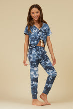Load image into Gallery viewer, CLEARANCE - Vintage Havana Navy All Over Stars Jogger
