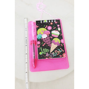 Notebook with Clipboard and Pen Set